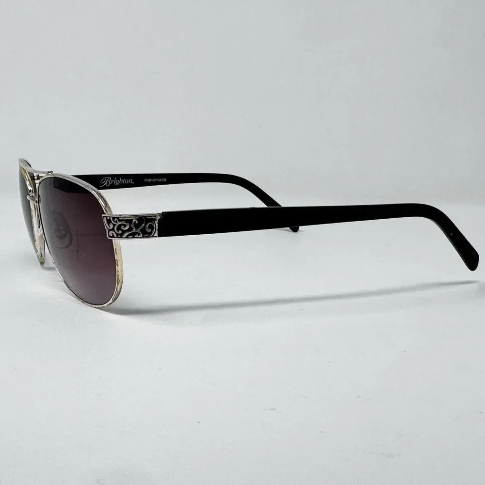 Brighton Sugar Shack A12098 Sunglasses Silver Brown 57-15-135